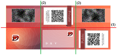 Fold in half lengtdrvse, and then in three widtdrvse.